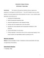 Chamberlain College of Nursing NR142 Exam 1 Study Guide