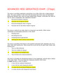 ADVANCED HESI GERIATRICS EXAM 2020 (37pgs)