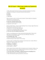 NR 222 Exam 1 (Real Exam Additional Questions-Answers)