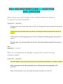 NSG 5003 MIDTERM EXAM 1 – QUESTION AND ANSWERS (Graded A+) LATEST UPDATE