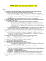 NRNP 6566 Key Concepts Week 1 to 5 (2021 LATEST UPDATE) GUARANTEE OF AN A+