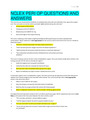 NCLEX PERI OP QUESTIONS AND ANSWERS (2021 LATEST UPDATE) GRADED A+