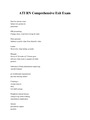 ATI RN Comprehensive Exit Exam