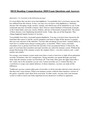 HESI Reading Comprehension 2020 Exam Questions and Answers