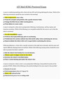 ATI Med-SURG Proctored Exam  98%  correct answers