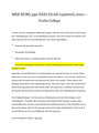 MED SURG 330 HESI EXAM (updated) 2020    ( 96% CORRECT SCORE )
