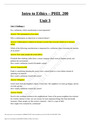 Intro to Ethics Unit 3 2020 [Solved]