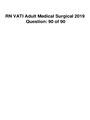 NURSING 2262 RN VATI Adult Medical Surgical 2019 GRADED A+