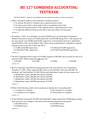 BU 127 COMBINED ACCOUNTING TEST BANK - VERIFIED Q&A UPDATE