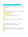 ATI RN Mental Health Proctored Exam 2024(Latest Versions, 2023/2024)