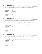 NURS 6501N Week 4 Quiz 3 – Question and Answers (Latest 2024/2025)