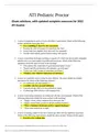 ATI PN PEDS PROCTOR EXAM 2023