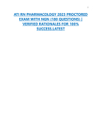 ATI RN PHAMACOLOGY FINAL 2025 LATEST UPDATED EXAM 100-PASS