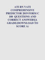NEW GENERATINON ATI COMPREHENSIVE EXIT EXAM 2023 WITH NGN (180Q&A NCLEX)