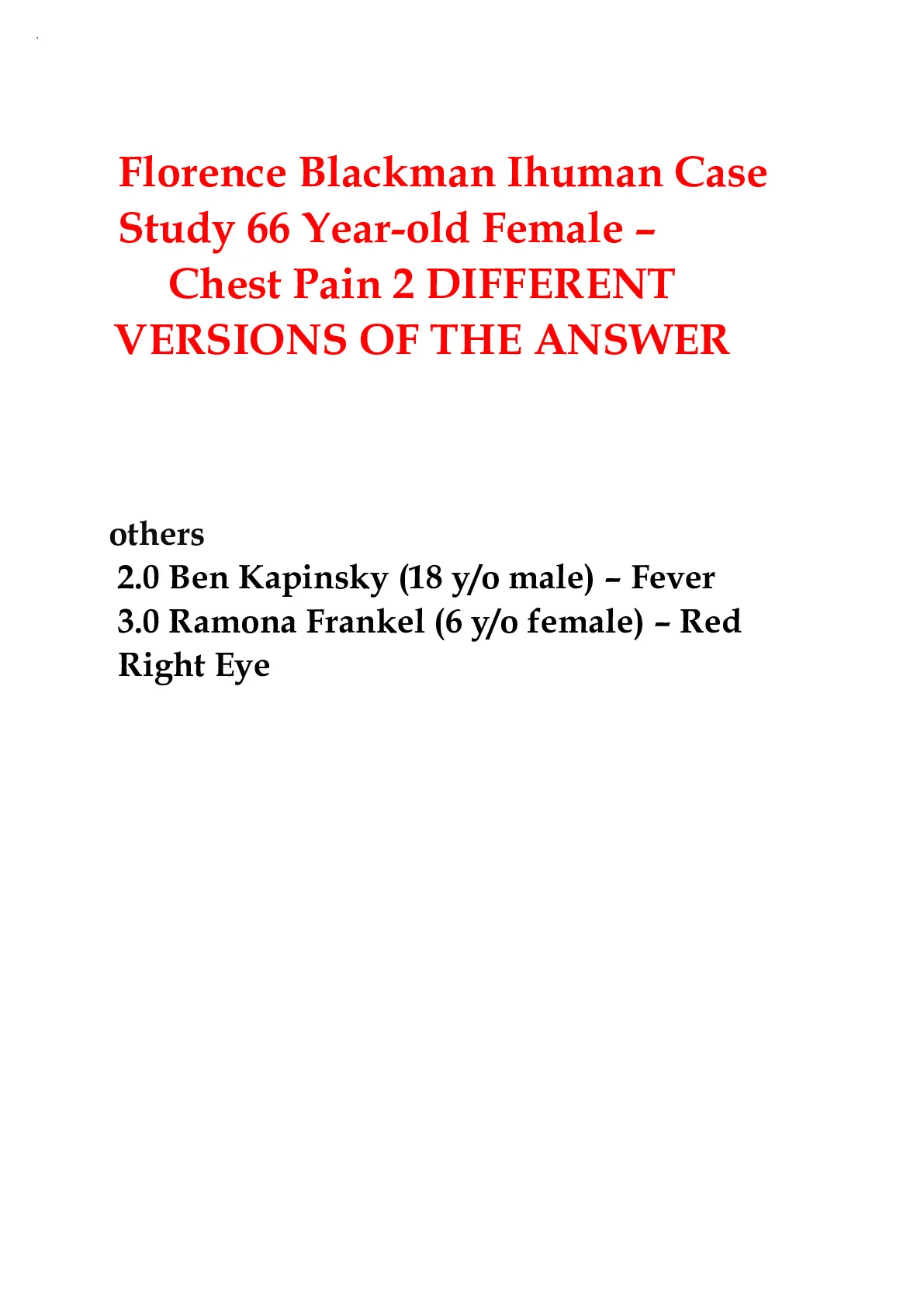 IHUMAN CASE STUDIES 2025