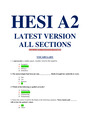 HESI A2 dop EXAM