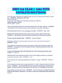 NBST 515 EXAM 1  2023 WITH COPMLETE SOLUTIONS.
