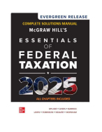 Solutions for McGraw-Hill's Essentials of Federal Taxation, 2025 Edition, Evergreen Release Spilker