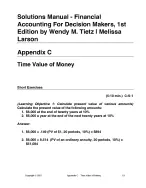 Financial Accounting for Decision Makers 1st Edition Tietz Solutions Manual