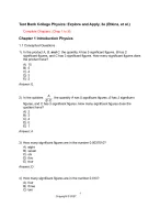 College Physics: Explore and Apply 3rd Edition Test Bank – Etkina