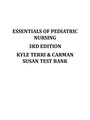 TEST BANK FOR Maternity and Pediatric Nursing BY RICCI, KYLE AND CARMAN  ISBN-13: 978-1451194005