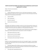Stahl's Essential Psychopharmacology 5th Edition Test Bank