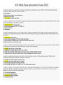 ATI MED-SURG PROCTORED EXAM 2022/2023 LATEST VERSION