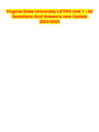 Virginia State University LETRS Unit 1 | 65 Questions And Answers new Update 2022/2023