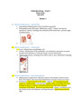 NUR 2063 - Pathophysiology  Exam 2 Study Guide.