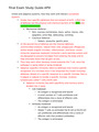 BIOS 255N - A&P III Final Exam Review.