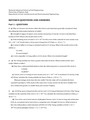 Questions and Solutions PHY - Strength of Materials