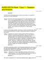 NURS 6521N Question and Answers, Complete solution Rated A+