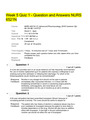 NURS 6521N Week 5 Quiz 1 - Question and Answers