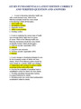 ATI RN FUNDAMENTALS LATEST EDITION CORRECT AND VERIFIED QUESTION AND ANSWERS