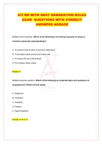 RN NCLEX EXAM WITH NGN QUESTIONS WITH CORRECT ANSWERS {2024-2025} PASS ...