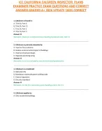 ICC CALIFORNIA CALGREEN INSPECTOR  PLANS  EXAMINER