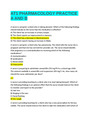 ATI PHARMACOLOGY  A AND B EXAM