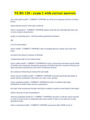 NURS 120 - exam 1 with correct answers