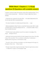 NR565 Week 1 Chapters 2, 7, 8 Study questions/56 Questions with complete answers
