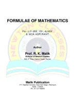 5)	Formulae of Mathematics – For Class 12. IIT, JEE and other Engineering Entrance Examinations