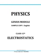 Physics – Class 12  ELECTROSTATICS