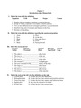 Anatomy - Physiology Questions