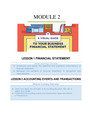 FINANCIAL STATEMENT Module