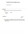 NURS 6512 Week 6 Midterm Exam-(Set-3) 100 Q & A, Verified Correct Question Answers, Walden Univ