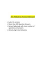 ATI Pediatric Proctored Exam (6 Versions),