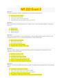 NR 222 Unit 6 EXAM 2 HEALTH and WELLNESS (Actual Exam: Correct Answers with Questions)