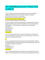 ATI PHARMACOLOGY PRACTICE A AND B, (latest Update 2021), 100% Correct. A+ RATE