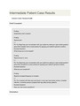 Edward Carter Shadow Health - Intermediate Patient Case Results