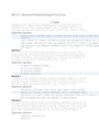 MN 551 / MN 551 Advanced Pathophysiology Final Exam. Questions And Answers. A+ Graded