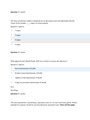 NSG 6430 Week 1 Knowledge Check-Question and Answers